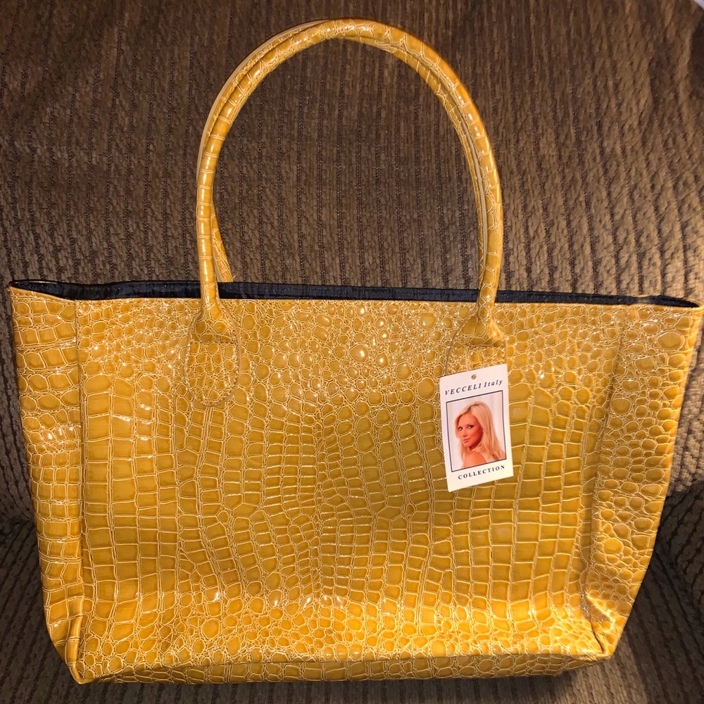 🤩NWT VECCELI ITALY TOTE